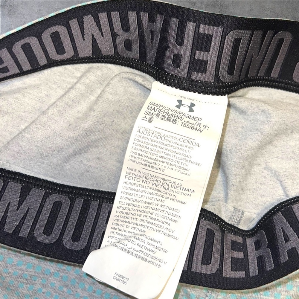 Under Armour Gray and blue Leggings - Picture 4 of 4